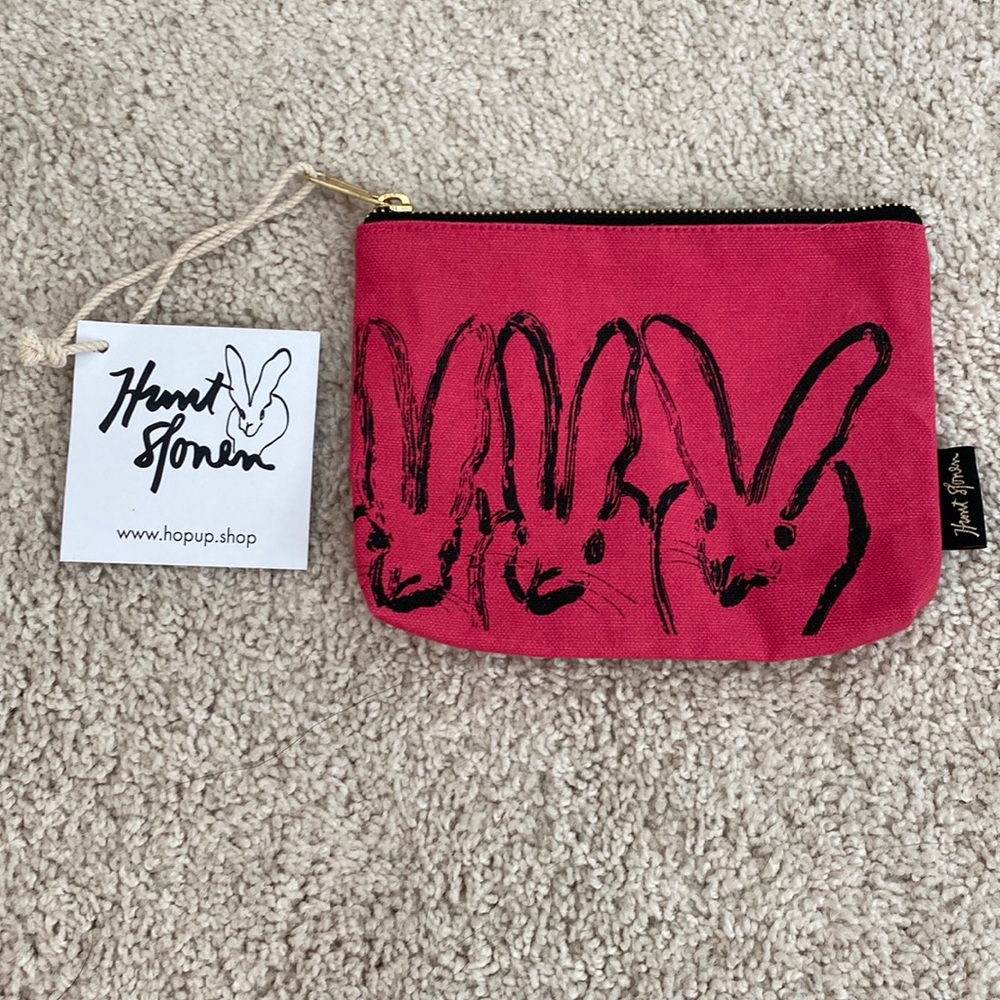 Hunt Slonem Bunny Pouch